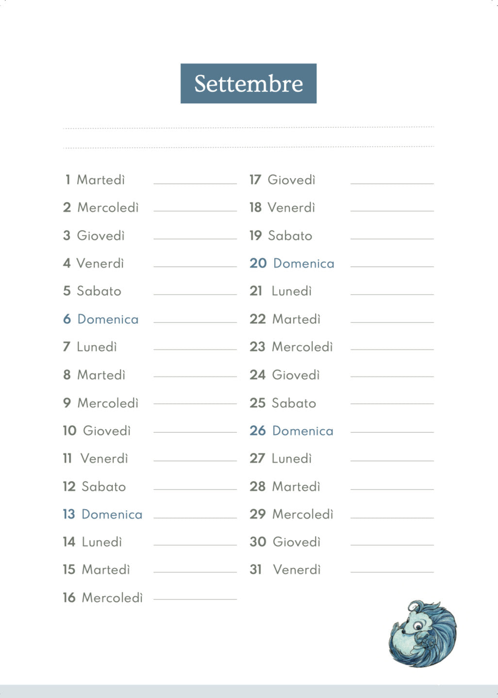 Calendario 2026