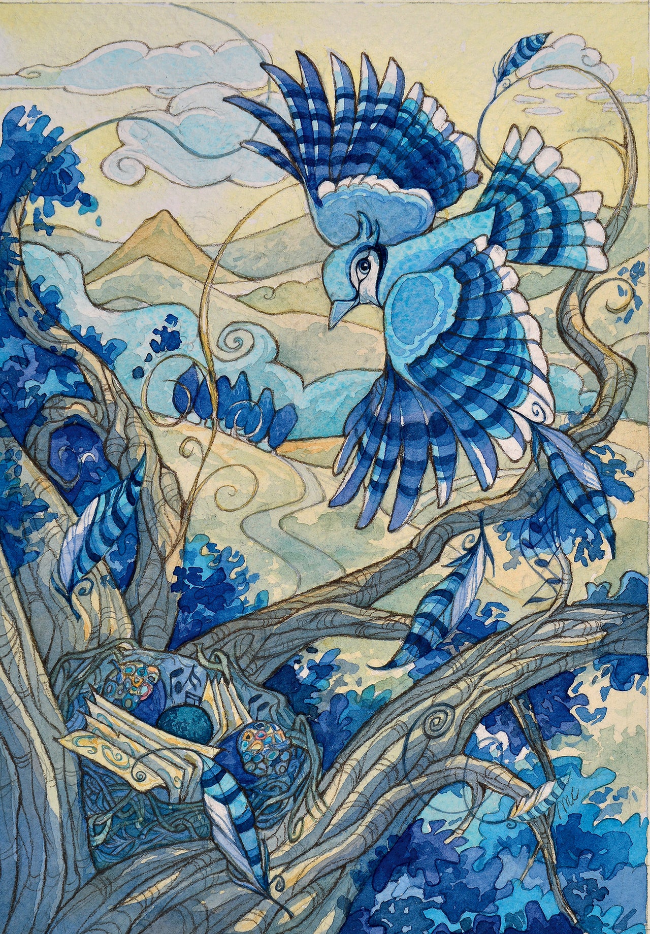 Quaderno semplice La Ghiandaia Blu