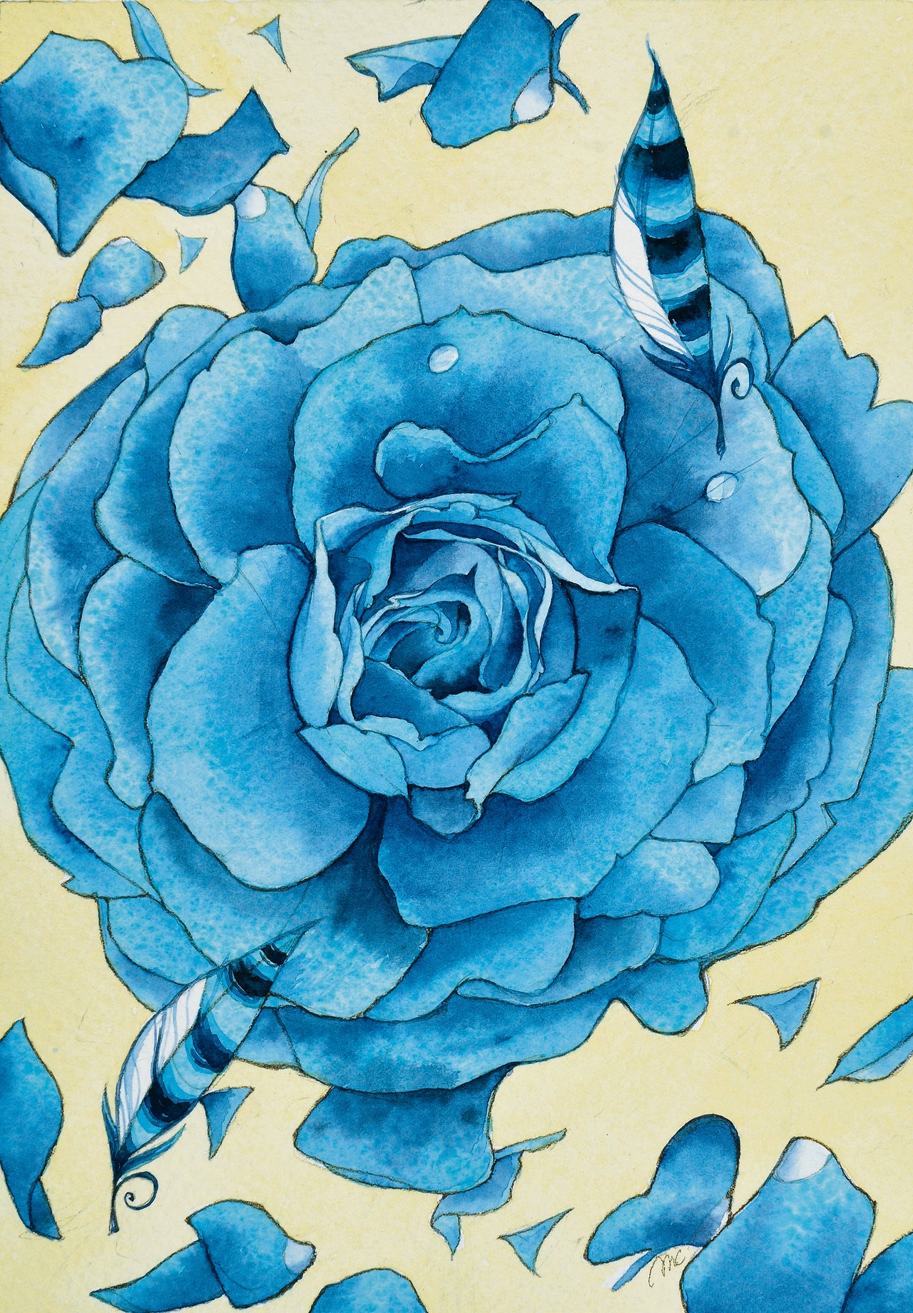 Quaderno semplice La Rosa Blu