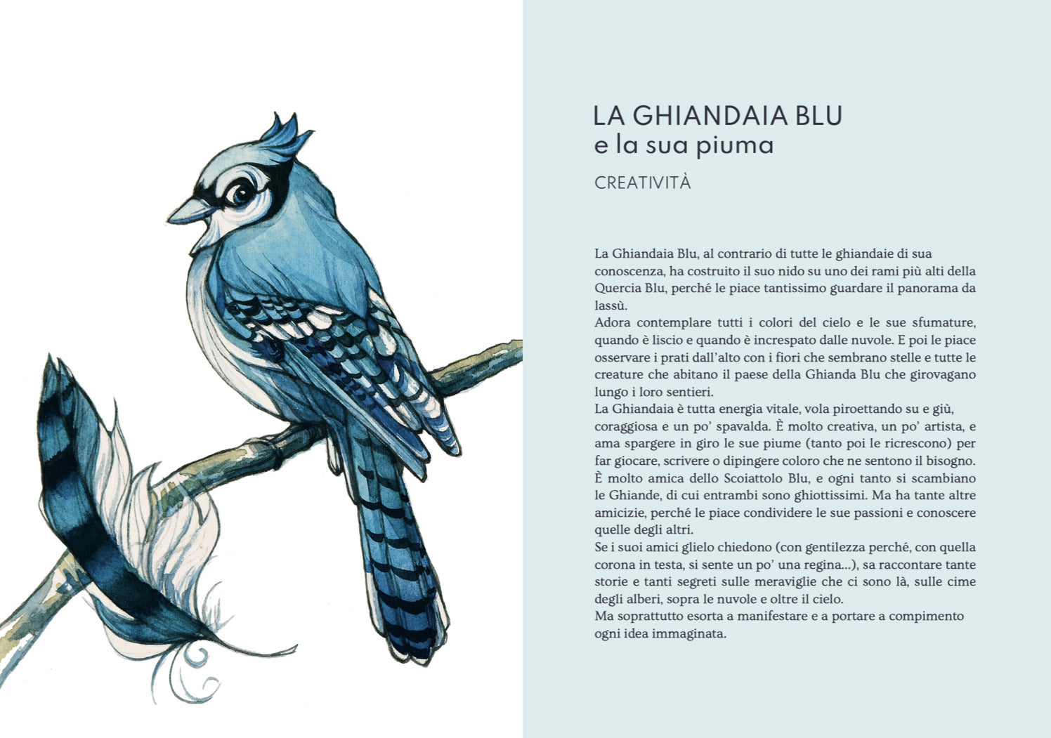 Quaderno Artistico La Ghiandaia Blu