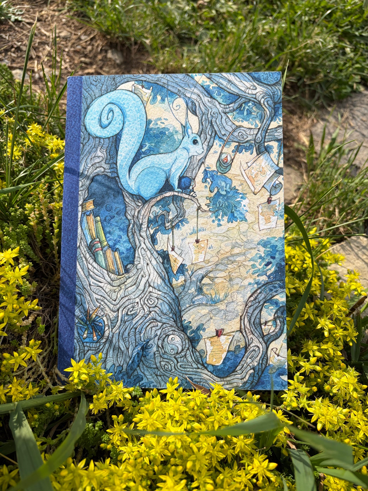 Quaderno Artistico Lo Scoiattolo Blu
