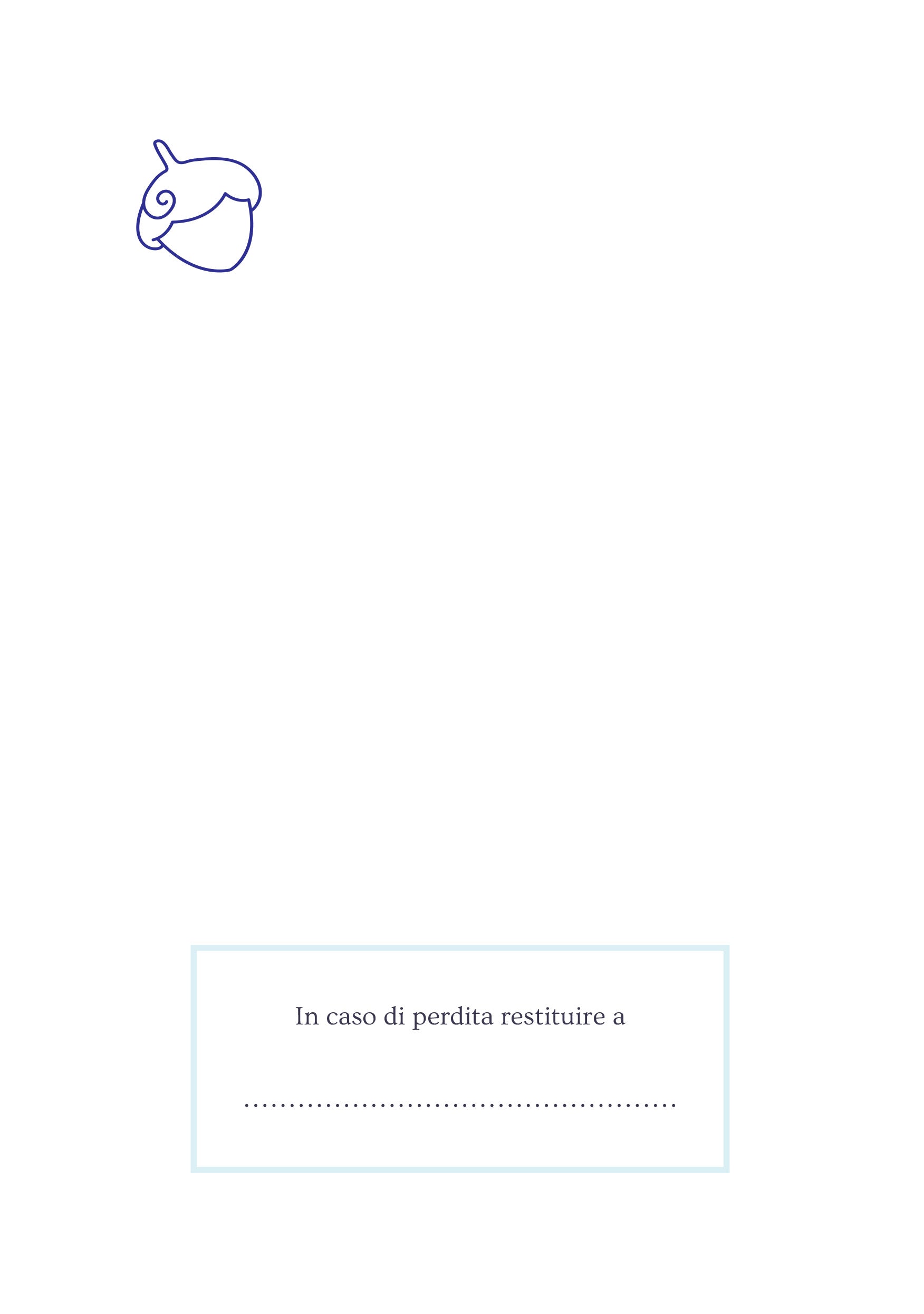 Quaderno semplice Lo Scoiattolo Blu