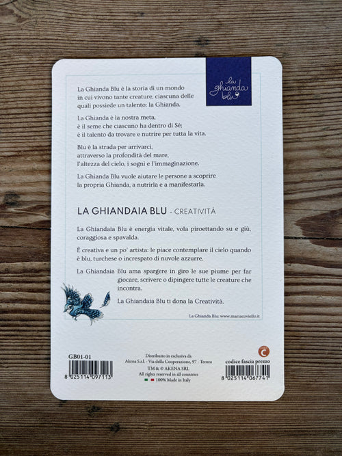 Biglietto La Ghiandaia Blu - chiara