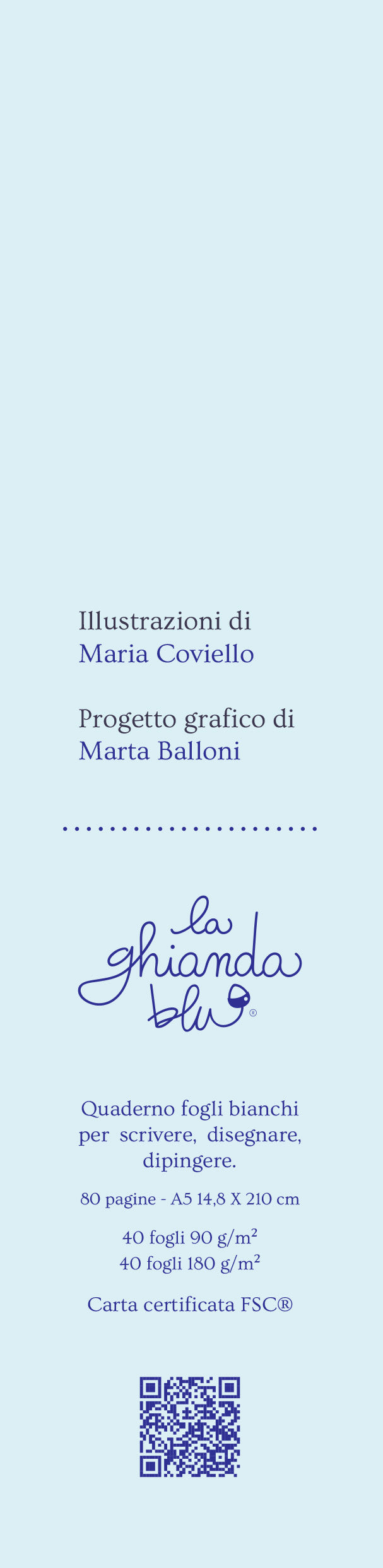Quaderno Artistico La Rosa Blu