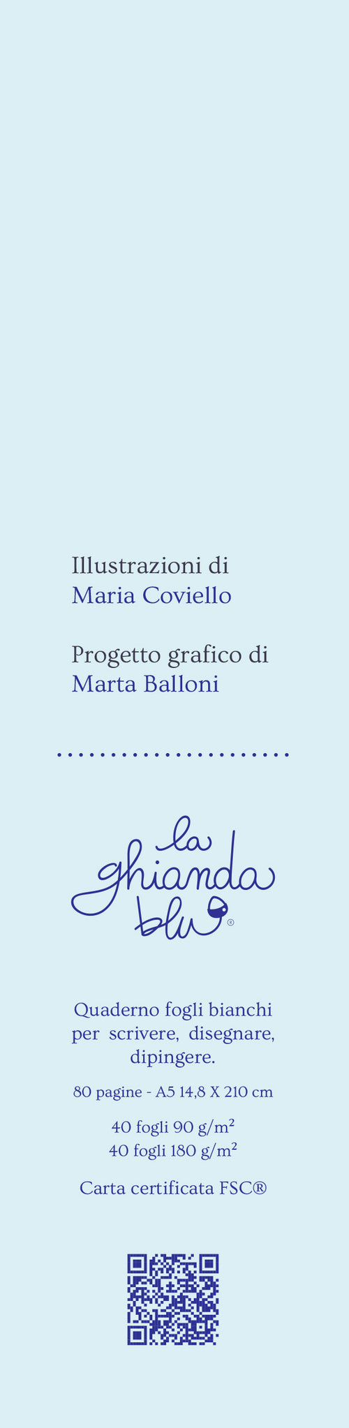 Quaderno Artistico La Rosa Blu