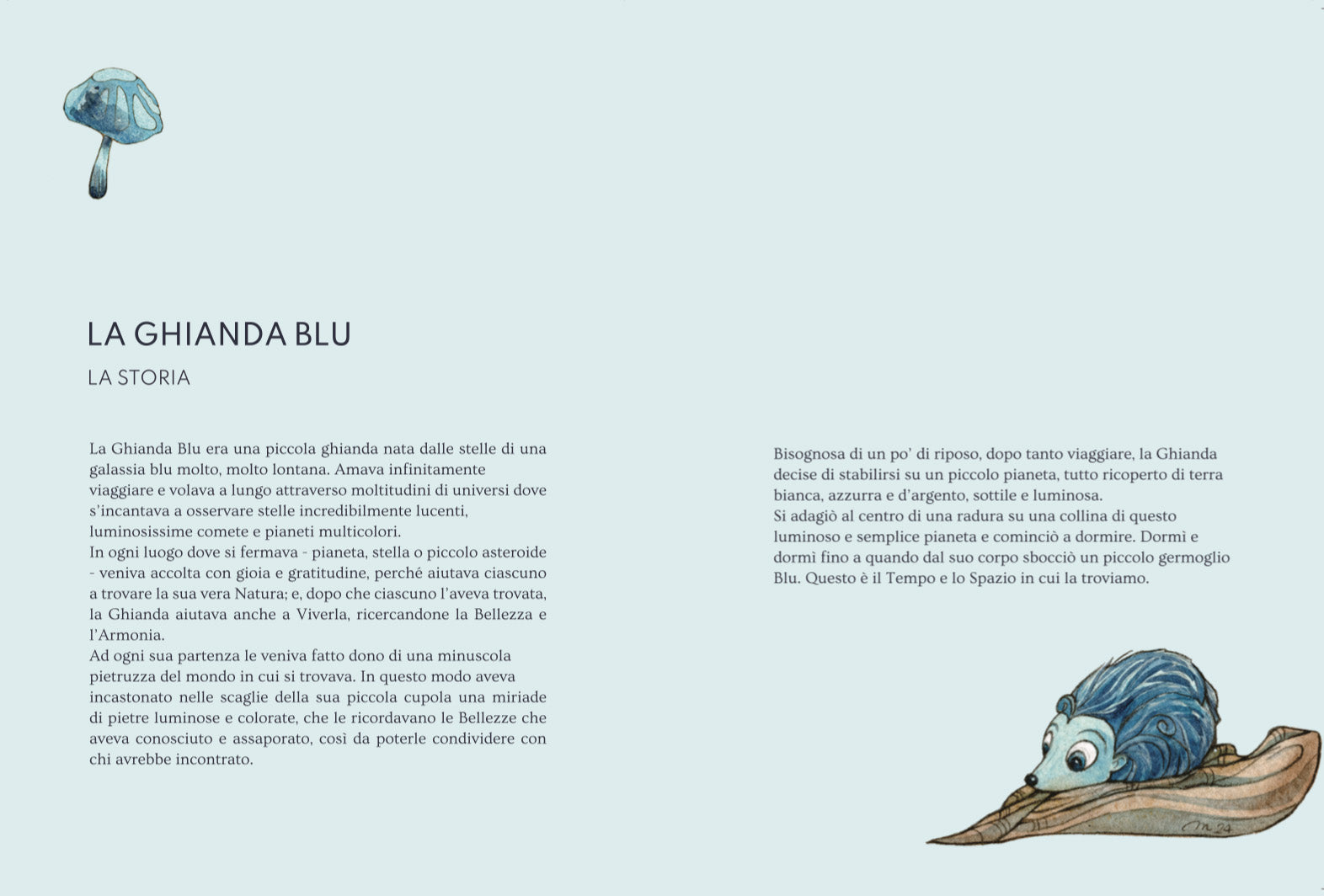 Quaderno Artistico Il Riccio Blu
