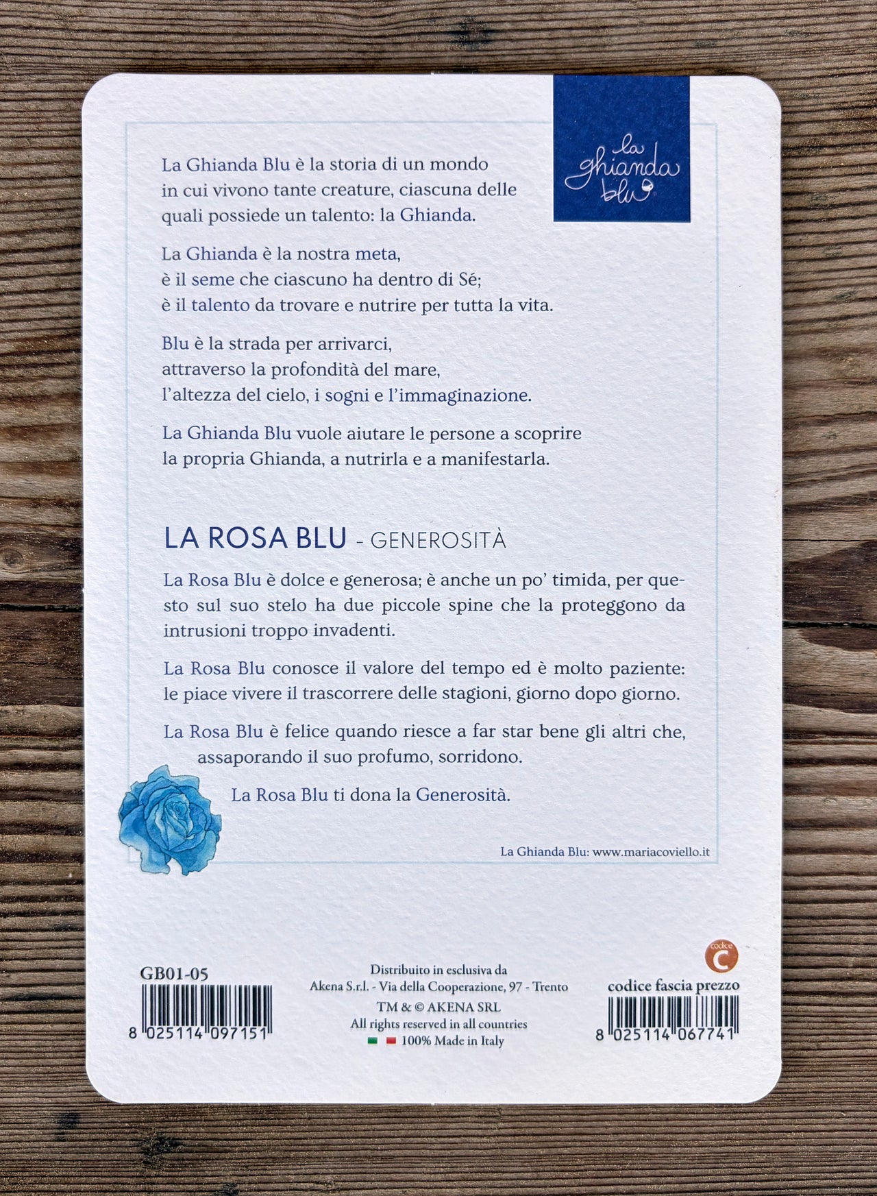 Biglietto La Rosa Blu