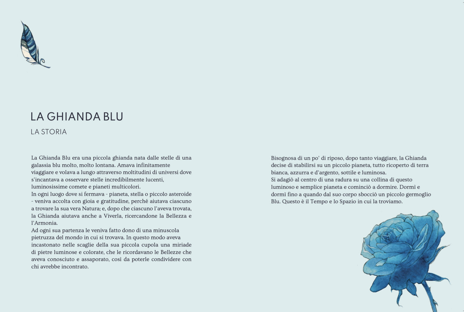 Quaderno Artistico La Rosa Blu
