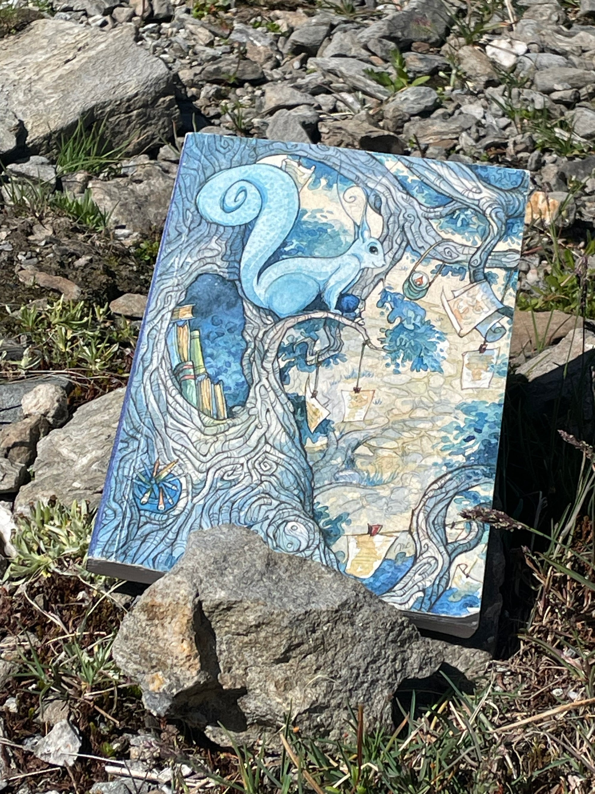 Quaderno Artistico Lo Scoiattolo Blu