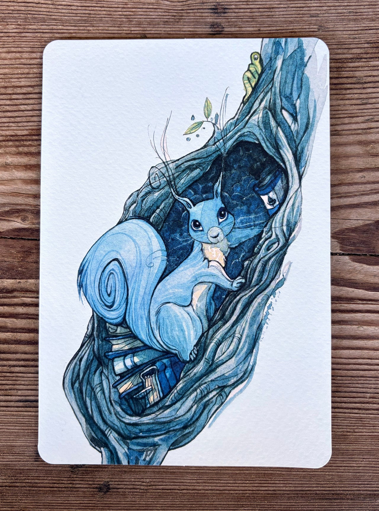 Biglietto Lo Scoiattolo Blu - chiaro