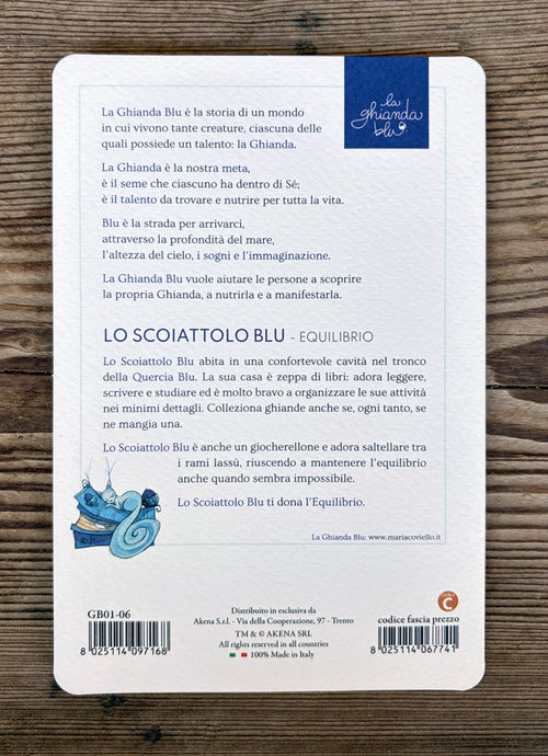 Biglietto Lo Scoiattolo Blu