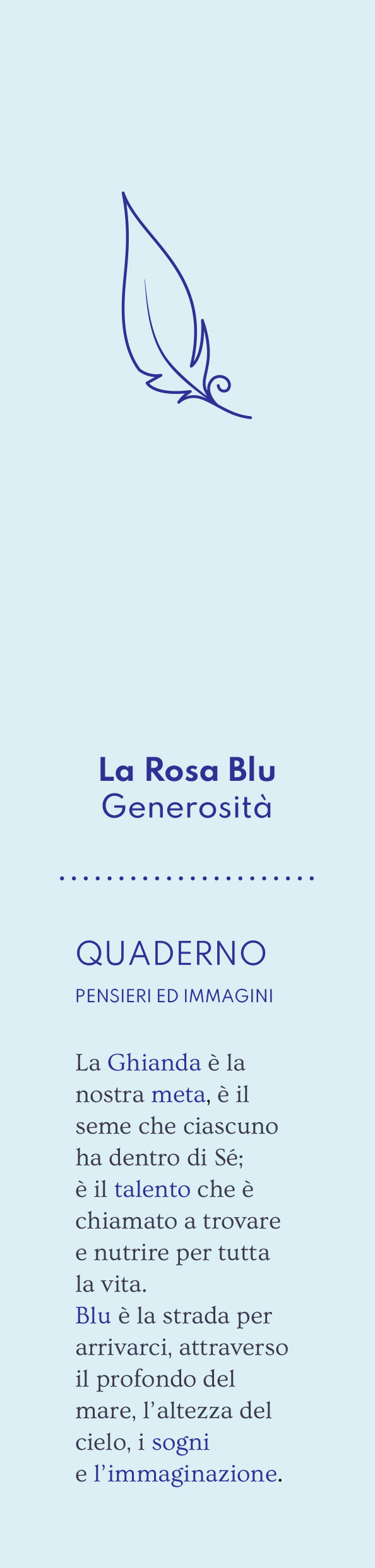 Quaderno Artistico La Rosa Blu