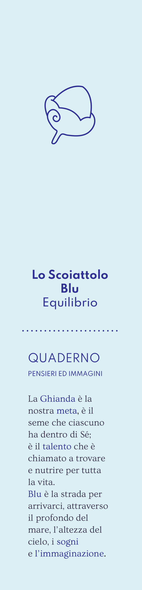 Quaderno Artistico Lo Scoiattolo Blu