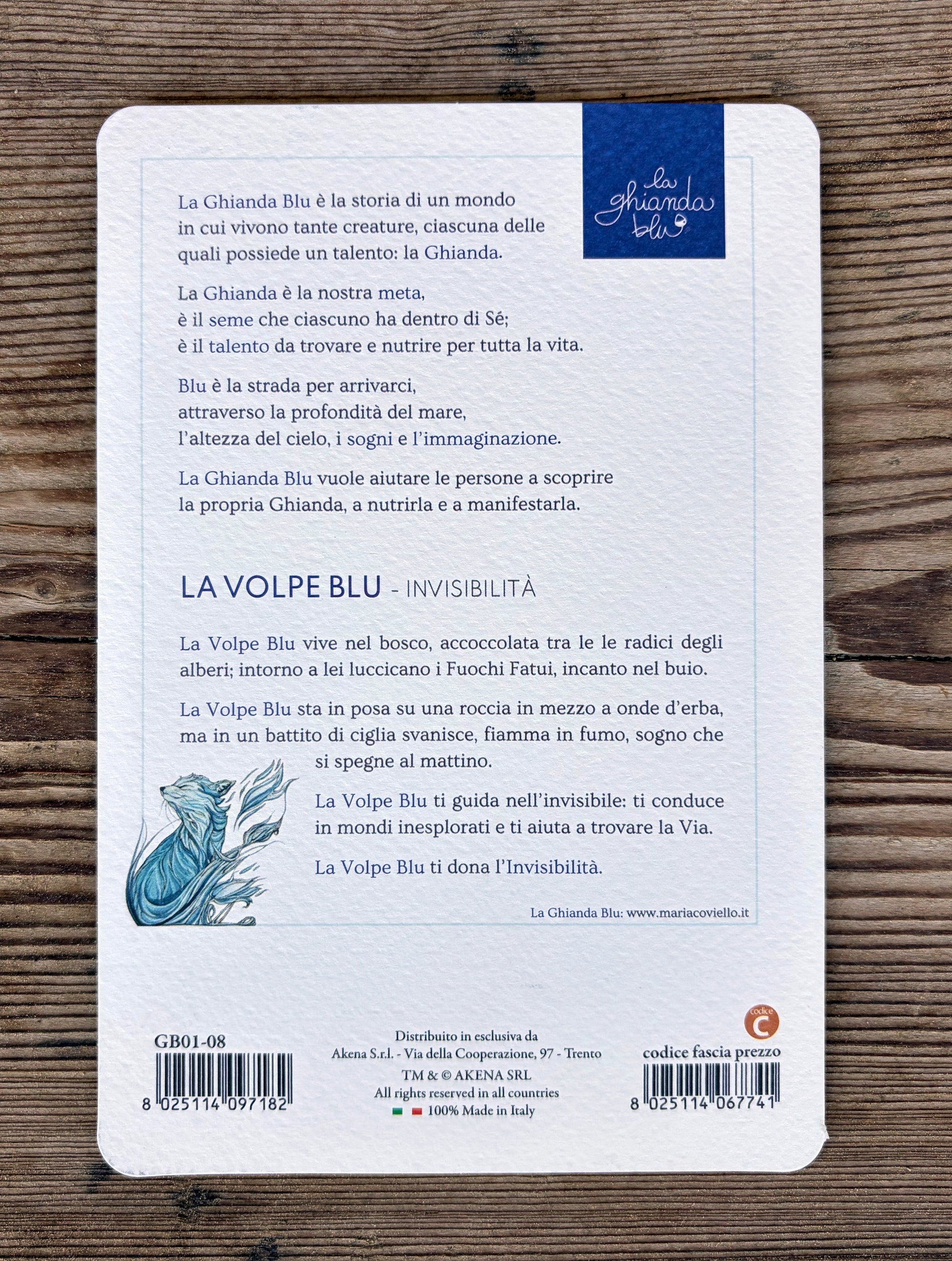 Biglietto La Volpe Blu